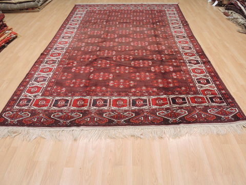 Khan Mohammadi Brown Hand Knotted 71 X 112 Area Rug 100-110231 Image 7