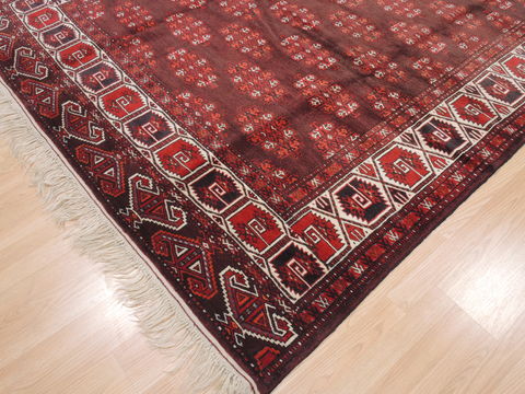 Khan Mohammadi Brown Hand Knotted 71 X 112 Area Rug 100-110231 Image 9