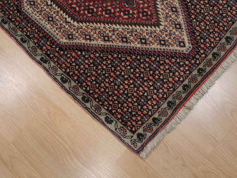 Khan Mohammadi Multicolor Hand Knotted 25 X 34 Area Rug 100-110238 Image 4