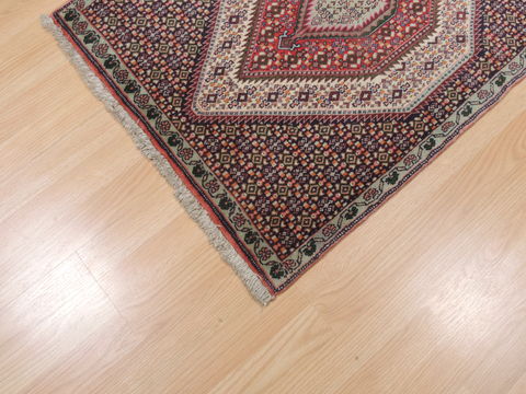 Khan Mohammadi Multicolor Hand Knotted 25 X 34 Area Rug 100-110238 Image 7