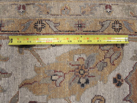 Kashan Green Hand Knotted 90 X 122 Area Rug 100-110243 Image 16