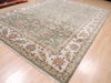 Kashan Green Hand Knotted 90 X 122  Area Rug 100-110243 Thumb 6