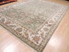 Kashan Green Hand Knotted 90 X 122 Area Rug 100-110243 Thumb 6