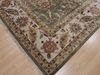 Kashan Green Hand Knotted 90 X 122  Area Rug 100-110243 Thumb 7