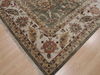 Kashan Green Hand Knotted 90 X 122 Area Rug 100-110243 Thumb 7