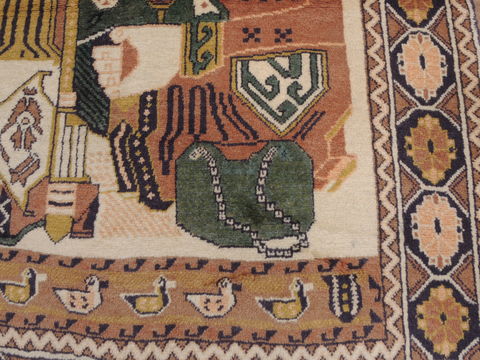 Baluch Beige Hand Knotted 33 X 53 Area Rug 100-110245 Image 5