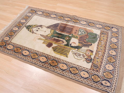 Baluch Beige Hand Knotted 33 X 53 Area Rug 100-110245 Image 8