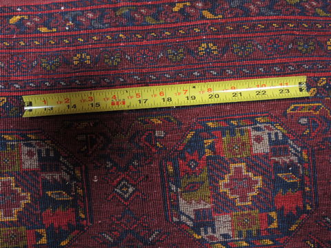 Baluch Red Runner Hand Knotted 34 X 67 Area Rug 100-110250 Image 5