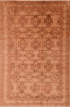 Kayseri Beige Hand Knotted 7'9" X 12'1"  Area Rug 100-110251