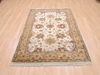 Jaipur Beige Hand Knotted 41 X 60  Area Rug 100-110254 Thumb 1