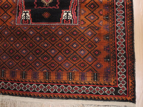 Baluch Brown Hand Knotted 35 X 61 Area Rug 100-110255 Image 7