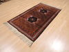 Baluch Brown Hand Knotted 35 X 61 Area Rug 100-110255 Thumb 2