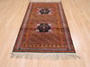 Baluch Brown Hand Knotted 35 X 61 Area Rug 100-110255 Thumb 5