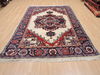 Heriz Beige Hand Knotted 61 X 88  Area Rug 100-110256 Thumb 1