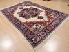 Heriz Beige Hand Knotted 61 X 88  Area Rug 100-110256 Thumb 3