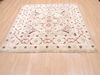 Baluch Beige Square Hand Knotted 59 X 60  Area Rug 100-110257 Thumb 1
