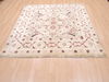 Baluch Beige Square Hand Knotted 59 X 60 Area Rug 100-110257 Thumb 1