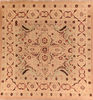 Baluch Beige Square Hand Knotted 59 X 60  Area Rug 100-110257 Thumb 0