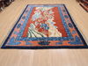 Modern Blue Hand Knotted 60 X 92 Area Rug 253-110259 Thumb 1