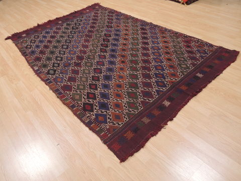 Kilim Red Hand Knotted 52 X 711 Area Rug 100-110261 Image 10