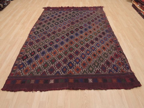 Kilim Red Hand Knotted 52 X 711 Area Rug 100-110261 Image 1
