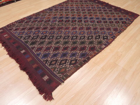 Kilim Red Hand Knotted 52 X 711 Area Rug 100-110261 Image 4