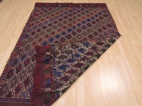 Kilim Red Hand Knotted 52 X 711 Area Rug 100-110261 Image 7