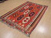 Kilim Red Hand Knotted 48 X 72 Area Rug 100-110264 Thumb 2