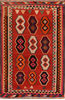 Kilim Red Hand Knotted 48 X 72  Area Rug 100-110264 Thumb 0