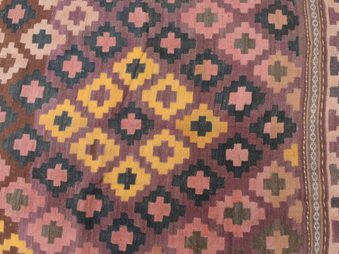 Kilim Brown Flat Woven 69 X 118 Area Rug 100-110265 Image 4