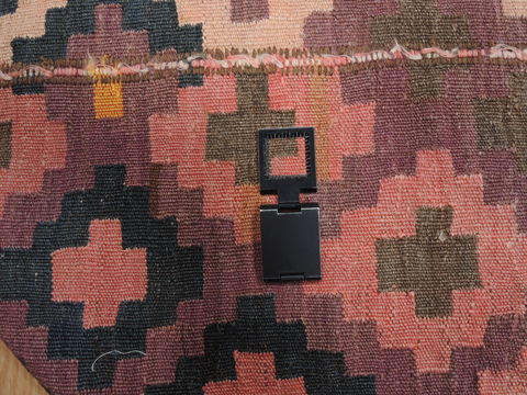 Kilim Brown Flat Woven 69 X 118 Area Rug 100-110265 Image 8