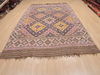 Kilim Brown Flat Woven 69 X 118  Area Rug 100-110265 Thumb 1