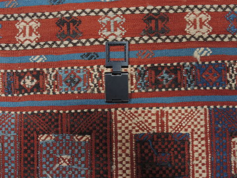 Kilim Red Hand Knotted 411 X 73 Area Rug 100-110266 Image 9