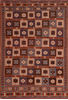 Kilim Red Hand Knotted 411 X 73  Area Rug 100-110266 Thumb 0