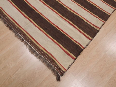 Kilim Brown Runner Flat Woven 46 X 116 Area Rug 100-110267 Image 10