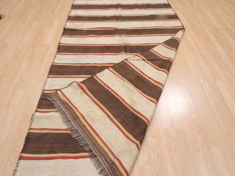 Kilim Brown Runner Flat Woven 46 X 116 Area Rug 100-110267 Image 11