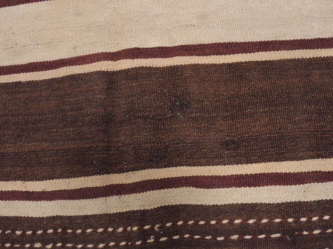 Kilim Brown Runner Flat Woven 46 X 116 Area Rug 100-110267 Image 14