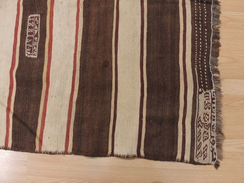 Kilim Brown Runner Flat Woven 46 X 116 Area Rug 100-110267 Image 4