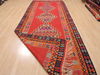 Kilim Red Runner Flat Woven 411 X 123  Area Rug 100-110278 Thumb 9