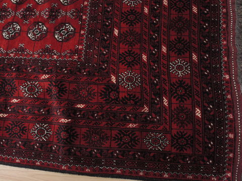 Khan Mohammadi Red Hand Knotted 910 X 127 Area Rug 100-110286 Image 4