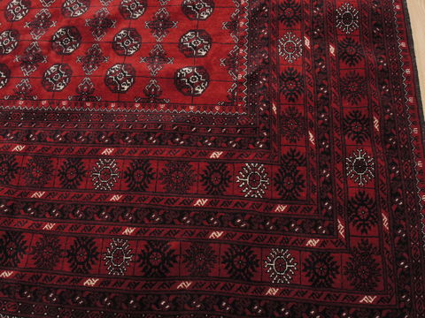 Khan Mohammadi Red Hand Knotted 910 X 127 Area Rug 100-110286 Image 6