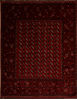 Khan Mohammadi Red Hand Knotted 910 X 127  Area Rug 100-110286 Thumb 0