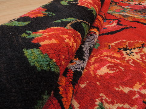 Karabakh Red Hand Knotted 41 X 91 Area Rug 100-110287 Image 9