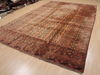 Khan Mohammadi Brown Hand Knotted 85 X 130 Area Rug 100-110291 Thumb 1