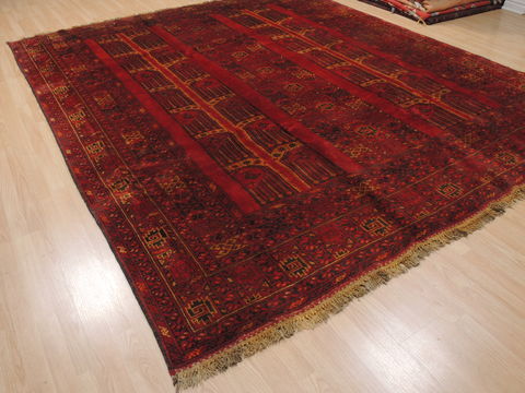 Khan Mohammadi Red Hand Knotted 91 X 1010 Area Rug 100-110293 Image 11