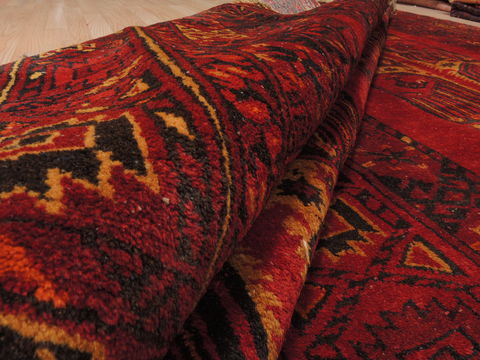 Khan Mohammadi Red Hand Knotted 91 X 1010 Area Rug 100-110293 Image 8
