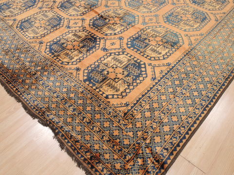 Khan Mohammadi Brown Hand Knotted 109 X 138 Area Rug 100-110294 Image 11