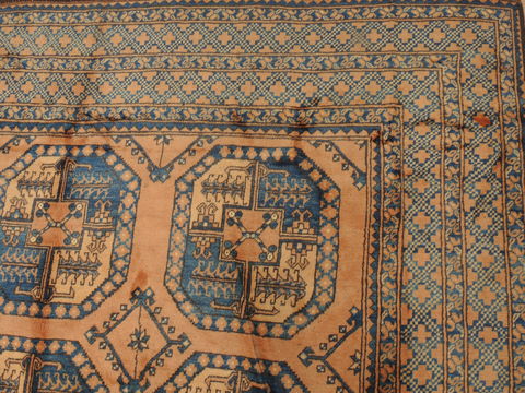 Khan Mohammadi Brown Hand Knotted 109 X 138 Area Rug 100-110294 Image 13