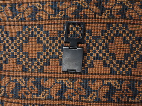 Khan Mohammadi Brown Hand Knotted 109 X 138 Area Rug 100-110294 Image 16
