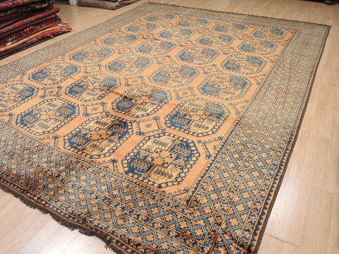 Khan Mohammadi Brown Hand Knotted 109 X 138 Area Rug 100-110294 Image 7